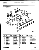 CONTROL PANEL Diagram and Parts List for FES300WAW1  Frigidaire Range