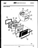 DOOR PARTS Diagram and Parts List for 31-4979-00-02  Tappan Range