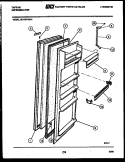 Part Location Diagram of 5303280345 Frigidaire Inner Door Panel