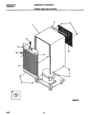 CABINET FRONT AND WRAPPER Diagram and Parts List for MDDQ50FW1  Frigidaire Dehumidifier