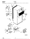 SYSTEM Diagram and Parts List for FRT16NRED0  Frigidaire Refrigerator
