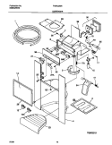 ICE DISPENSER Diagram and Parts List for F45WJ26HW2  Frigidaire Refrigerator