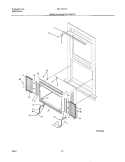 MOUNTING Diagram and Parts List for FAL103K1A1  Frigidaire Air Conditioner