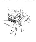 DRAWER Diagram and Parts List for GF470HXH1  Frigidaire Wall Oven