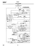 WIRING SCHEMATIC Diagram and Parts List for F45ZR24JW1  Frigidaire Refrigerator