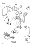 BODY Diagram and Parts List for TGF336AWE  Tappan Range