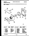 AIR HANDLING PARTS Diagram and Parts List for FAS226T2A1  Frigidaire Air Conditioner
