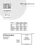 COVER Diagram and Parts List for FGS365EBF  Frigidaire Range