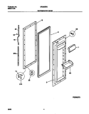 REFR DOOR Diagram and Parts List for GRS26ZRGD1  Gibson Refrigerator