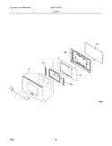 Part Location Diagram of 5304462234 Frigidaire HINGE