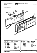 Part Location Diagram of F129176 Frigidaire INNER PANEL-WHITE