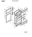 Part Location Diagram of 3916375 Frigidaire PANEL-Freezer  DOOR