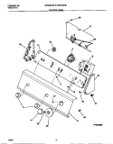 CONTROL PANEL Diagram and Parts List for GWX233RBS1  Gibson Washer