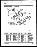 SPLASHER CONTROL Diagram and Parts List for 72-3651-23-02  Tappan Range