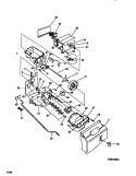 ICE CONTAINER & DISPENSER DRIVE Diagram and Parts List for F45XH24BB0  Frigidaire Refrigerator