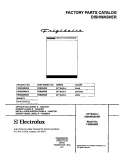 COVER Diagram and Parts List for FDB956RBB0  Frigidaire Dishwasher