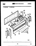 BACKGUARD Diagram and Parts List for CEC4C4WSAB  Gibson Range