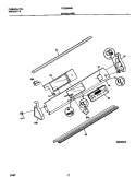 BACKGUARD Diagram and Parts List for FCS388WECA  Frigidaire Range