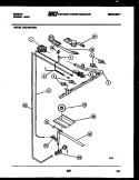 CABINET PARTS Diagram and Parts List for RT19F9DX3A  Gibson Refrigerator