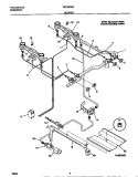 BURNER Diagram and Parts List for TGF330WCWC  Tappan Range