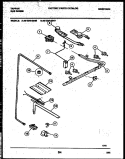 BURNER, MANIFOLD AND GAS CONTROL Diagram and Parts List for 30-2249-00-06  Tappan Range