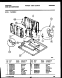 SYSTEM PARTS Diagram and Parts List for FAS183S2A1  Frigidaire Air Conditioner