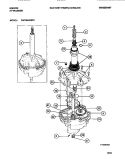 TRANSMISSION Diagram and Parts List for GWX645RBS1  Gibson Washer