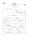 WIRING SCHEMATIC Diagram and Parts List for FRT17G5AW1  Frigidaire Refrigerator
