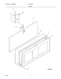 Part Location Diagram of 216480811 Frigidaire GASKET-DOOR