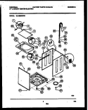 CABINET PARTS Diagram and Parts List for MLXE62RBWW0  Frigidaire Washer Dryer Combo