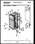 DOOR PARTS Diagram and Parts List for WFU09M2AW1  Frigidaire Freezer