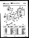ELECTRICAL PARTS Diagram and Parts List for AK22E5RWA  Gibson Air Conditioner