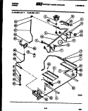 BURNER, MANIFOLD AND GAS CONTROL Diagram and Parts List for 30-4987-08-06  Tappan Range