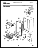 CABINET PARTS Diagram and Parts List for FV21M9WXFD  Gibson Freezer