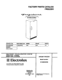 COVER Diagram and Parts List for FFU20IC8CW0  Frigidaire Freezer