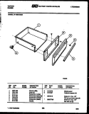 DRAWER PARTS Diagram and Parts List for 31-4999-66-01  Tappan Range