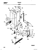CABINET Diagram and Parts List for WRS22WNHW0  Frigidaire Refrigerator