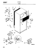 SYSTEM Diagram and Parts List for FRT16NRGD6  Frigidaire Refrigerator
