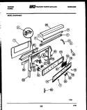 BACKGUARD Diagram and Parts List for 30-3979-00-07  Tappan Range