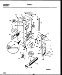 CABINET PARTS Diagram and Parts List for FRS28XHAB0  Frigidaire Refrigerator