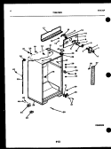 CABINET PARTS Diagram and Parts List for TGK190JN0D  Kelvinator Refrigerator