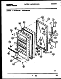 Part Location Diagram of 216048605 Frigidaire PANEL-INSIDE DOOR