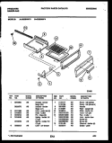 BROILER DRAWER PARTS Diagram and Parts List for G32BNW3  Frigidaire Range