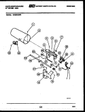 BURNER, IGNITER AND VALVE Diagram and Parts List for DG250KXW4  Westinghouse Dryer