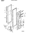 REFRIGERATOR DOOR SECTION Diagram and Parts List for FRS22WHBD0  Frigidaire Refrigerator