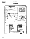 WIRING DIAGRAM Diagram and Parts List for MFU14M2BW4  Frigidaire Freezer