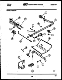 BURNER, MANIFOLD AND GAS CONTROL Diagram and Parts List for 32-0007-23-05  Tappan Range
