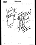 DOOR PARTS Diagram and Parts List for WRT19NRBW0  Frigidaire Refrigerator
