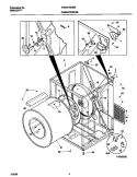 P16V0035 DRY CAB, HEATER Diagram and Parts List for FSE447GHS0  Frigidaire Dryer