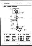 MOTOR AND DRIVE PARTS Diagram and Parts List for MTC500RBS0  Frigidaire Trash Compactor